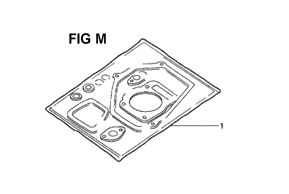 Fig-6 Diagram and Parts List for GXV140 Type N1GA Honda Engine