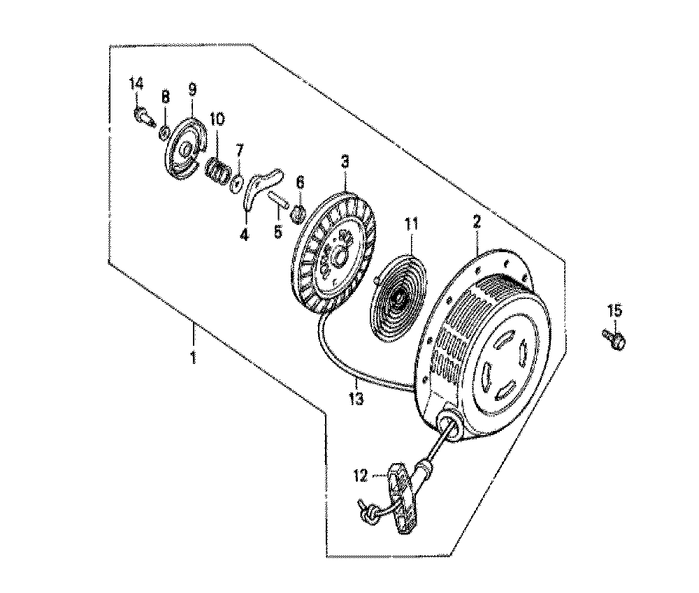Fig-0 Diagram and Parts List for GX240 Type VHE Honda Engine