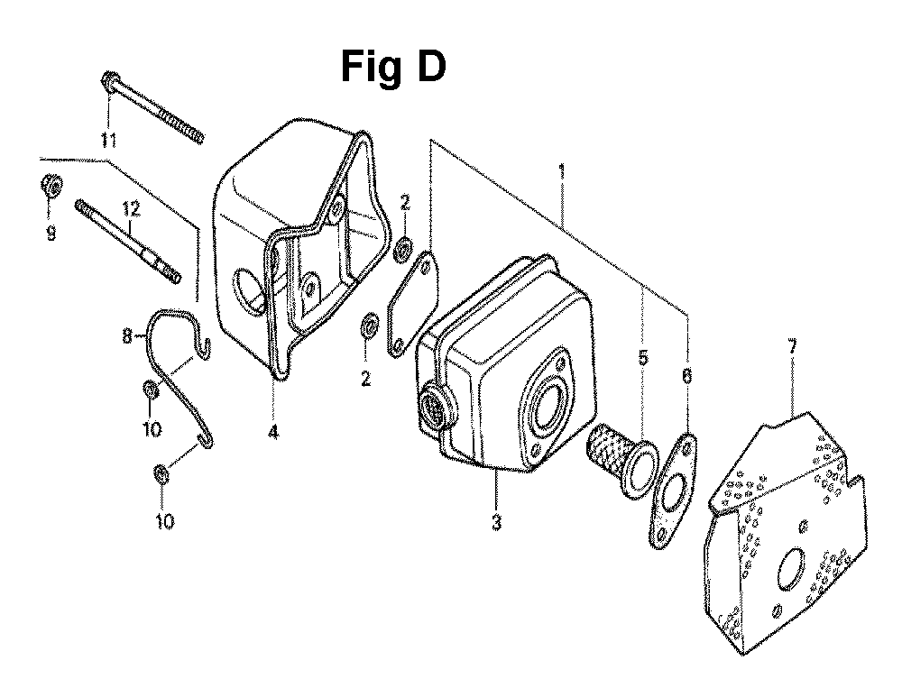 Fig-10 Diagram and Parts List for GXV140 Type A2 Honda Engine