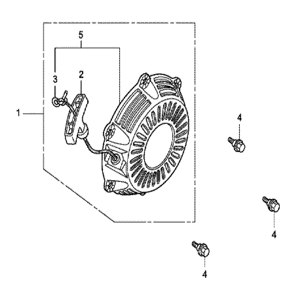 Fig-0 Diagram and Parts List for GX100U Type QE Honda Engine