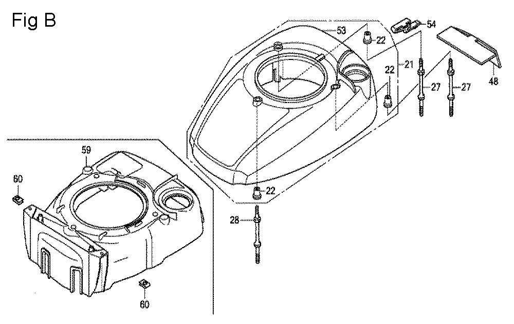 Fig-2 Diagram and Parts List for GCV160LE Type A2A9 Honda Engine