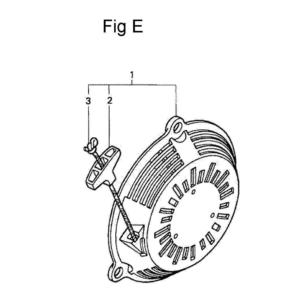 Fig-5 Diagram and Parts List for GC135 Type PXA Honda Engine