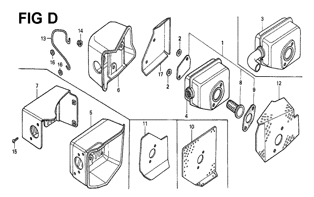Fig-5 Diagram and Parts List for GXV160K1 Type N1E Honda Engine