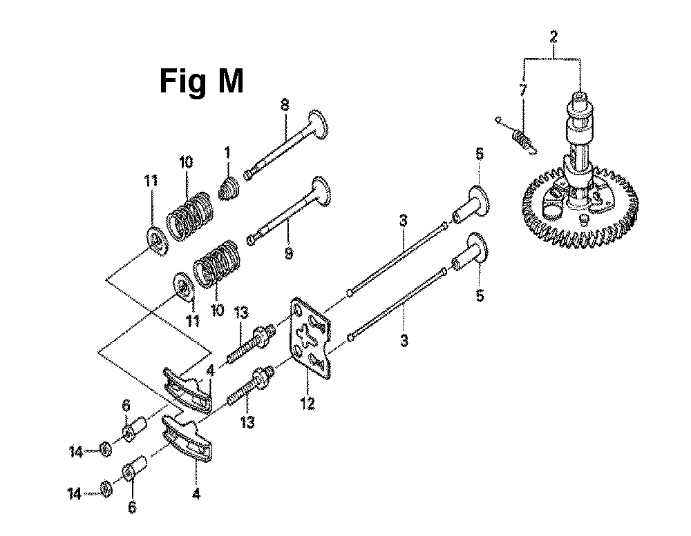 Fig-1 Diagram and Parts List for GXV160UH2 Type A1AS Honda Engine