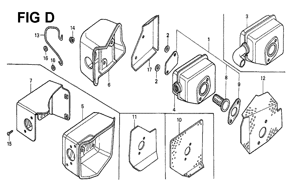 Fig-2 Diagram and Parts List for GXV160K1 Type N5 Honda Engine