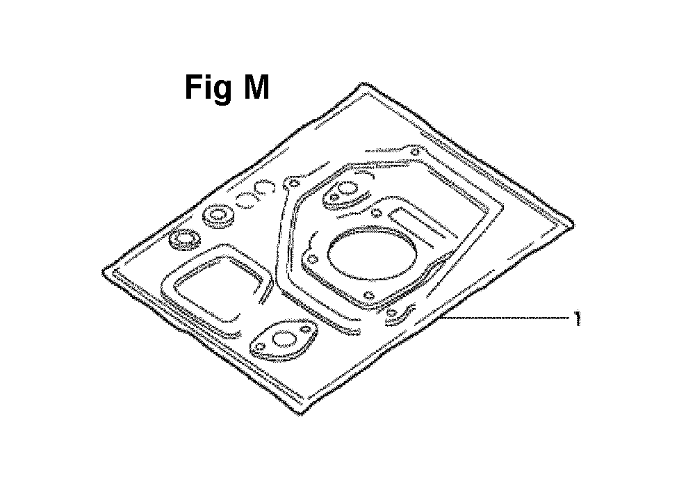 Fig-7 Diagram and Parts List for GXV140 Type N1S Honda Engine