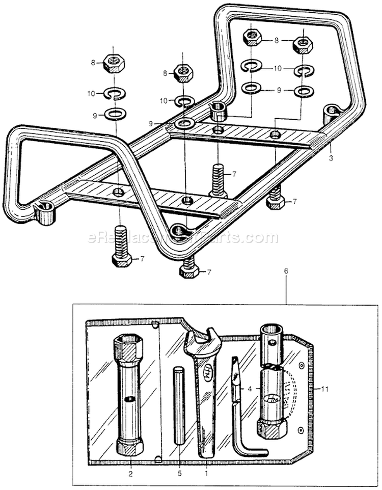 Page J Diagram and Parts List for G30 Type A - VIN# -105103 Honda Engine