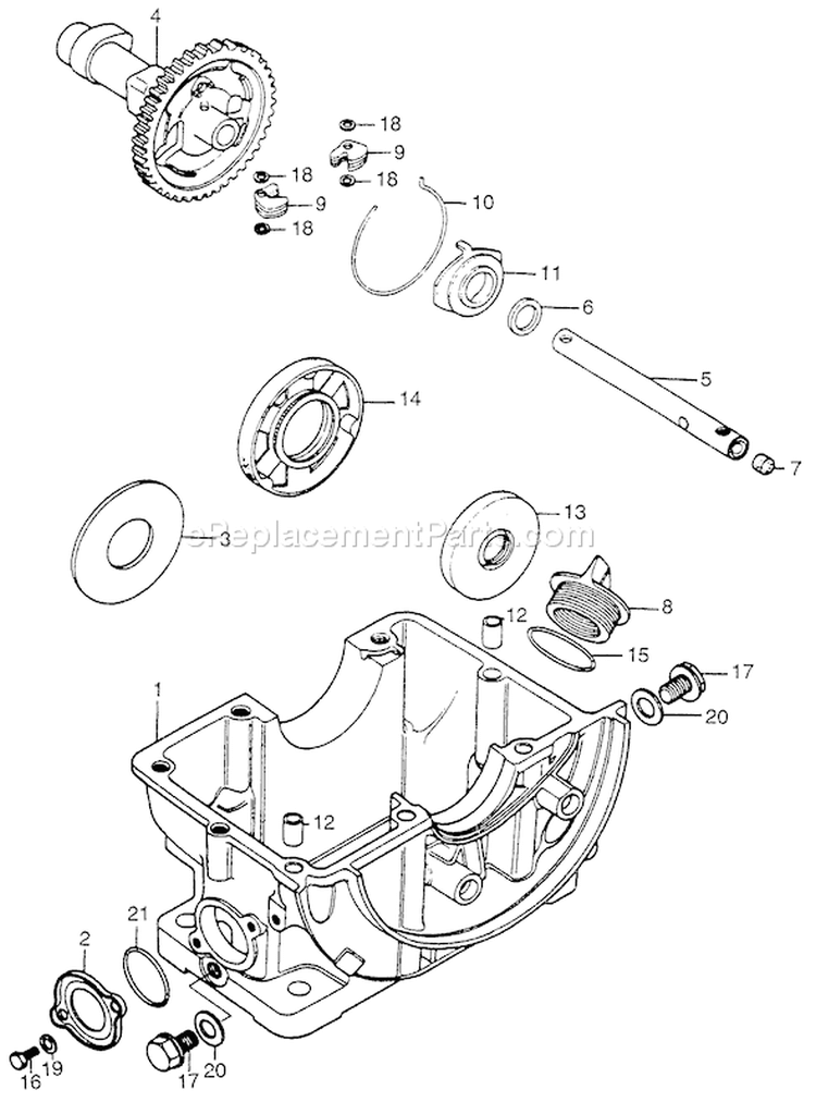 Page A Diagram and Parts List for G42K1 Type RD - VIN# G42-2103869-2191278 Honda Engine