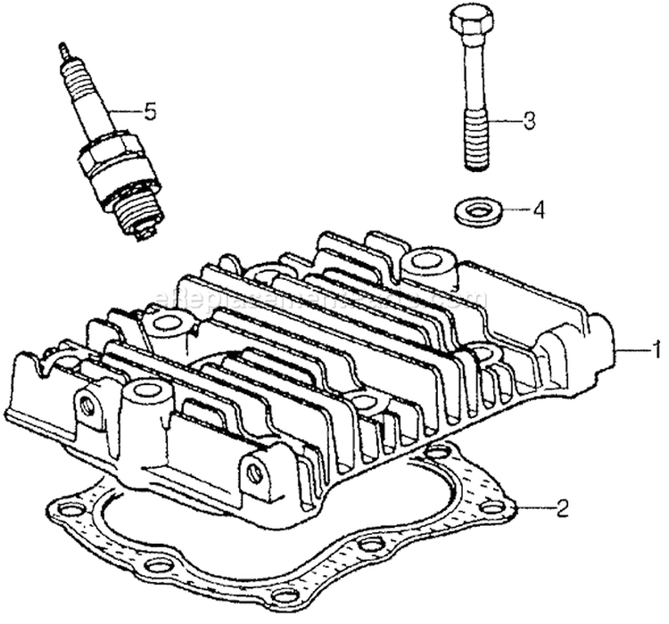 Page G Diagram and Parts List for G80 Type Q1 - VIN# -1000009-1054008 Honda Engine