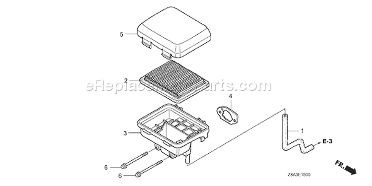 Page A Diagram and Parts List for GC160LA Type VHA - VIN# GCAHA-3599750-8000000 Honda Engine