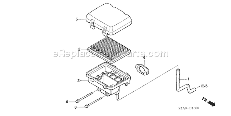 Page A Diagram and Parts List for GC190A Type MHA2 - VIN# GCAAA-1000001-1496156 Honda Engine