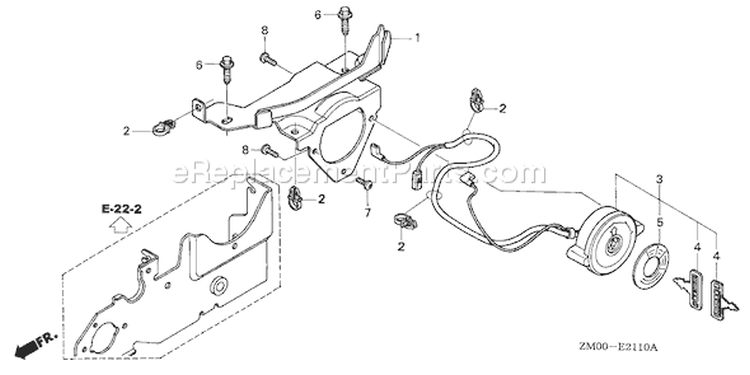Page D Diagram and Parts List for GCV160A Type E1A4 - VIN# GJAEA-8000001-8018819 Honda Engine