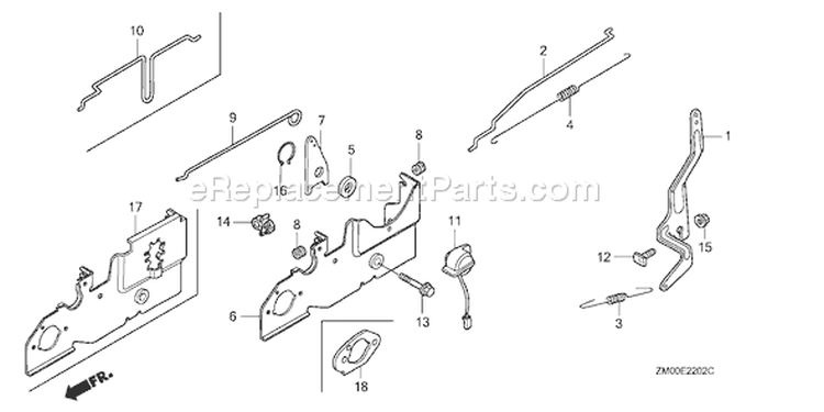 Page F Diagram and Parts List for GCV160A Type RTL1 - VIN# GJAEA-1000001 Honda Engine