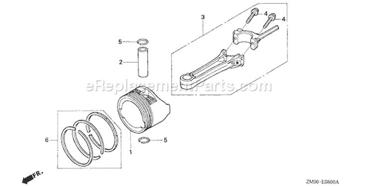 Page N Diagram and Parts List for GCV160A Type RTL1 - VIN# GJAEA-1000001 Honda Engine