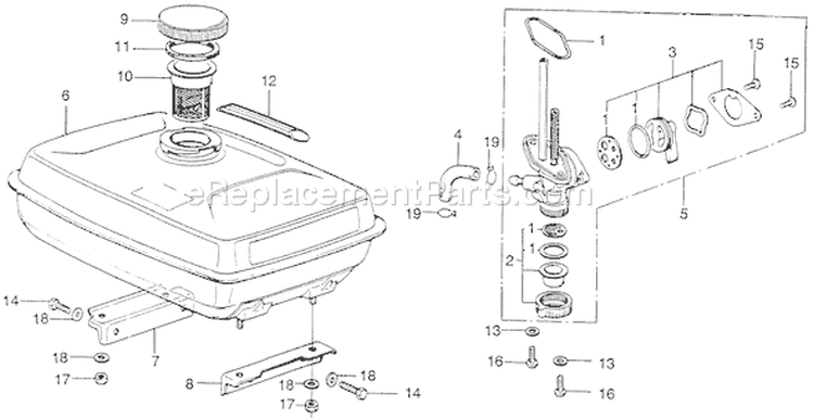 Page L Diagram and Parts List for G65K2 Type RD1 - VIN# G65-3000034-3102930 Honda Engine
