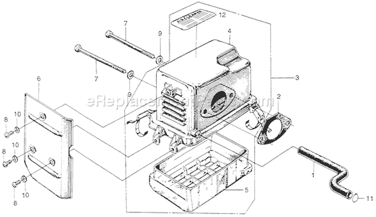 Page G Diagram and Parts List for G65 Type RD - VIN# -1000025-1115197 Honda Engine
