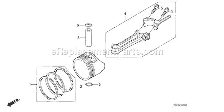 Page N Diagram and Parts List for GSV190LA Type S3A - VIN# GJACA-1035731 Honda Engine
