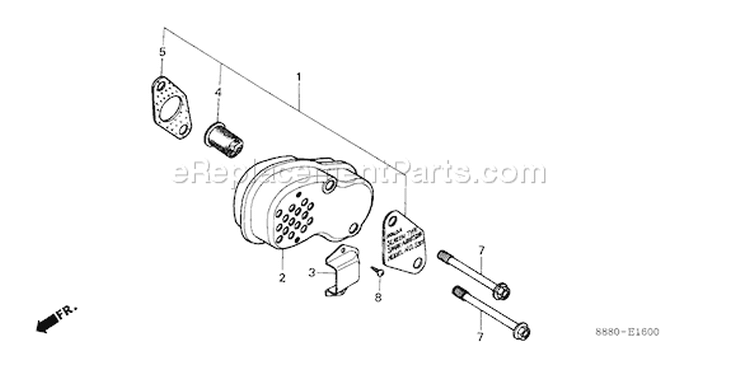 Page L Diagram and Parts List for GV150 Type A2 - VIN# -2000001-2041727 Honda Engine