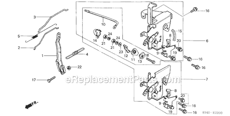 Page I Diagram and Parts List for GV200 Type N10 - VIN# -1000001-1215266 Honda Engine