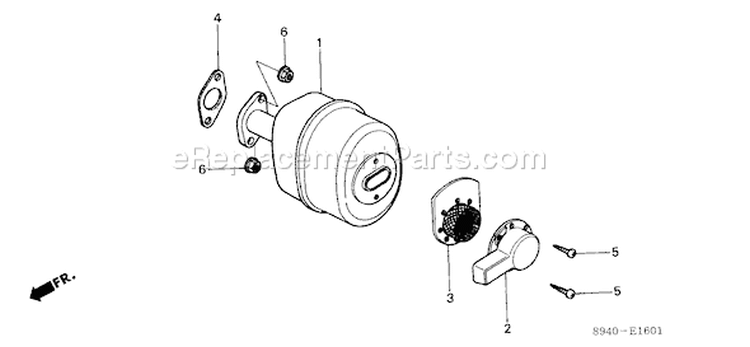 Page J Diagram and Parts List for GV200 Type N4C - VIN# -1000001-1215266 Honda Engine