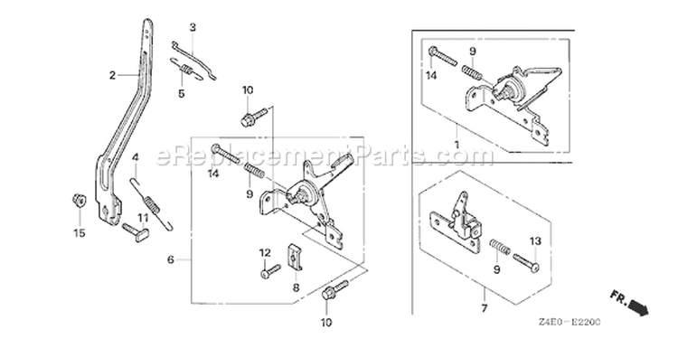 Page D Diagram and Parts List for GX100U Type QAD - VIN# GCAGK-1000001 Honda Engine