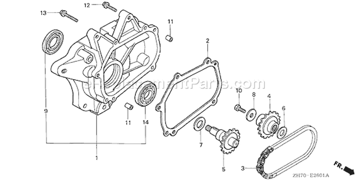 Page S Diagram and Parts List for GX120K1 Type AR - VIN# GC01-2000001-4299999 Honda Engine