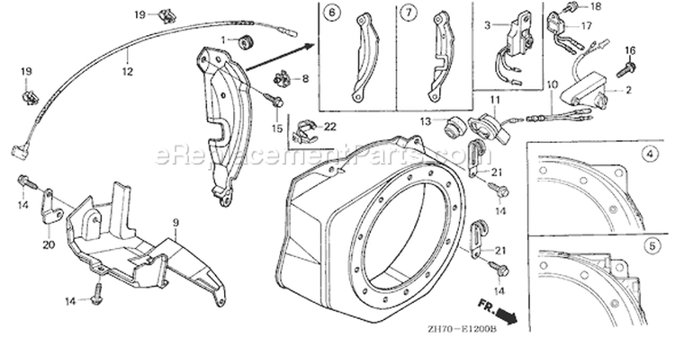Page I Diagram and Parts List for GX120K1 Type WKT2 - VIN# GC01-2000001-4299999 Honda Engine