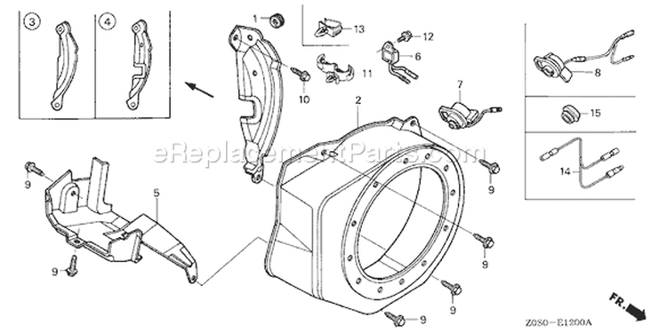 Page I Diagram and Parts List for GX120T1 Type QA2 - VIN# GCAAT-1000001-9999999 Honda Engine
