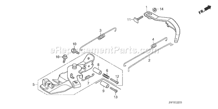 Page D Diagram and Parts List for GX120U1 Type SAD4 - VIN# GCAHK-1000001 Honda Engine