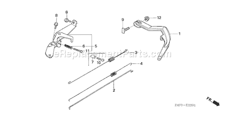 Page D Diagram and Parts List for GX120U1 Type VXU - VIN# GCAHK-1000001 Honda Engine
