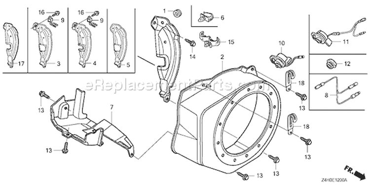 Page I Diagram and Parts List for GX120UT1 Type TX26 - VIN# GCAGT-1000001 Honda Engine
