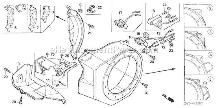 Page I Diagram and Parts List for GX160U1 Type QPU - VIN# GCACK-1000001 Honda Engine