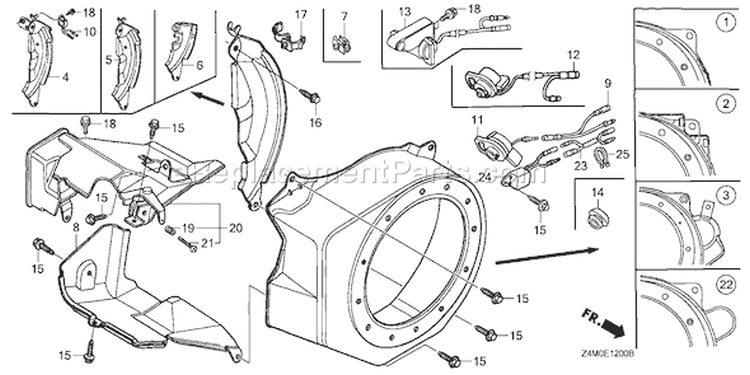 Page I Diagram and Parts List for GX160UT1 Type SWX2 - VIN# GCAFT-1000001 Honda Engine