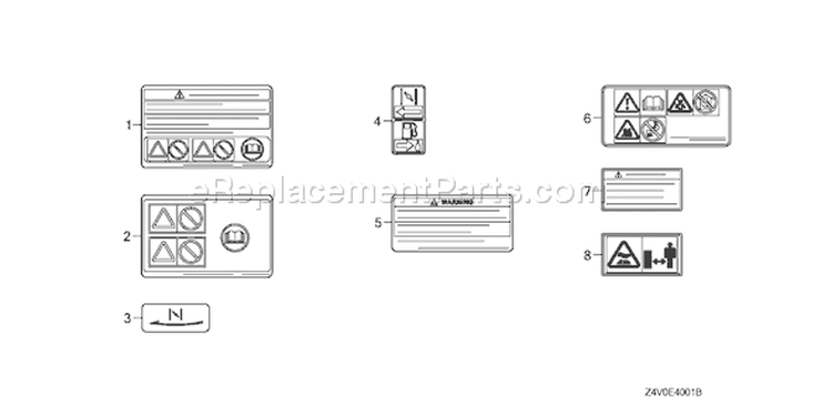 Page O Diagram and Parts List for GX200UT Type LXAU - VIN# GCAHT-1000001 Honda Engine