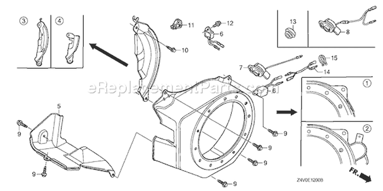 Page I Diagram and Parts List for GX200UT Type LXAU - VIN# GCAHT-1000001 Honda Engine