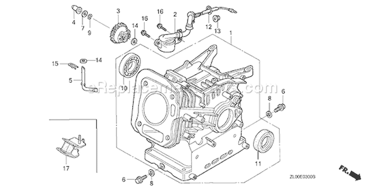 Page G Diagram and Parts List for GX200 Type QXB2 - VIN# GCAE-1000001-1899999 Honda Engine