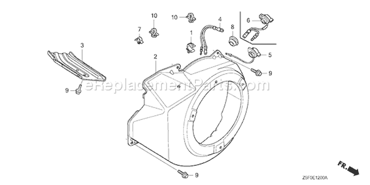 Page I Diagram and Parts List for GX240U1 Type PA2 - VIN# GCAKK-1000001 Honda Engine