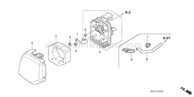 Page A Diagram and Parts List for GX25NT Type SAM3 - VIN# GCART-1000001 Honda Engine