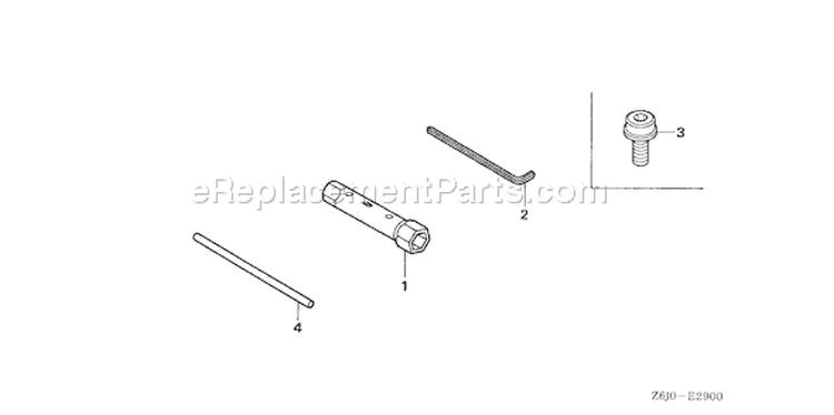 Page L Diagram and Parts List for GX25NT Type SAM3 - VIN# GCART-1000001 Honda Engine