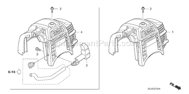 Page M Diagram and Parts List for GX25NT Type SAM3 - VIN# GCART-1000001 Honda Engine
