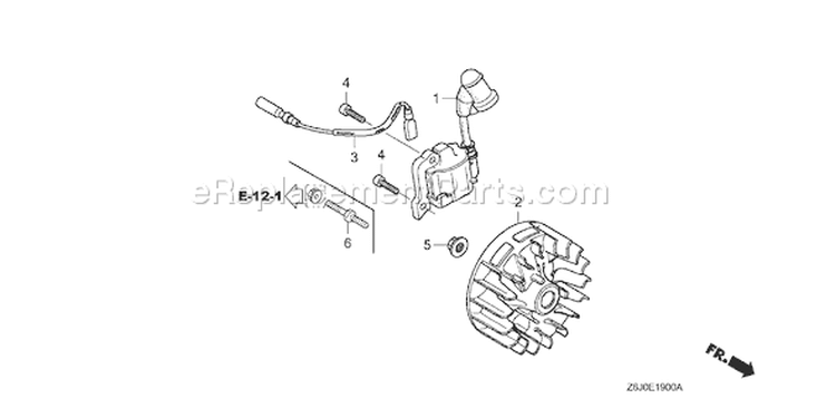 Page G Diagram and Parts List for GX25NT Type SAM3 - VIN# GCART-1000001 Honda Engine