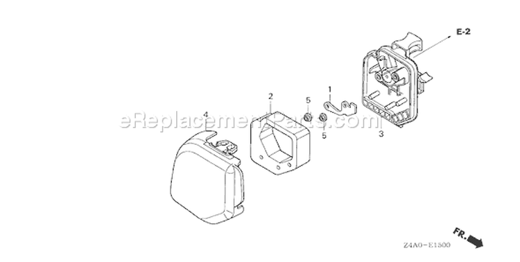 Page A Diagram and Parts List for GX25N Type W3 - VIN# GCADK-1000001-9999999 Honda Engine