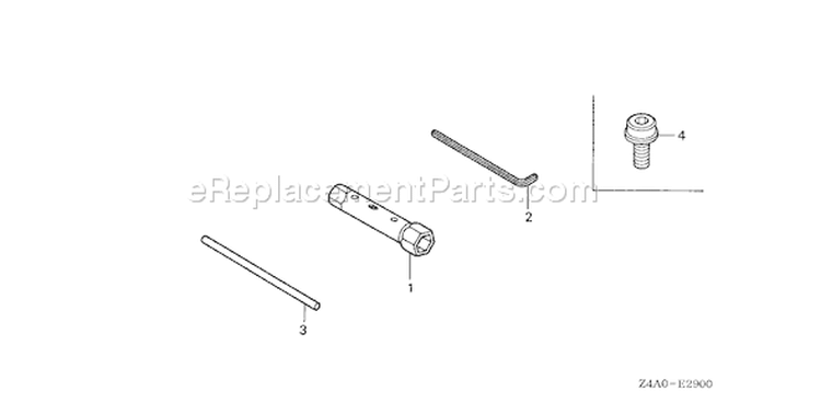 Page M Diagram and Parts List for GX25N Type W3 - VIN# GCADK-1000001-9999999 Honda Engine