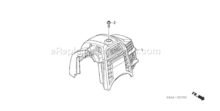 Page N Diagram and Parts List for GX25N Type W3 - VIN# GCADK-1000001-9999999 Honda Engine