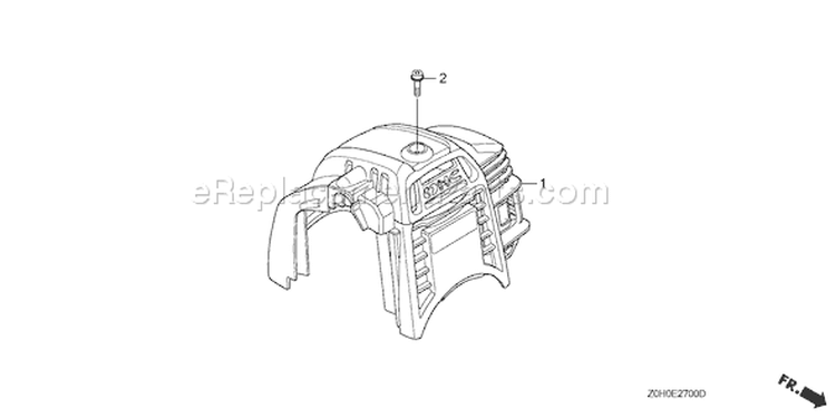 Page M Diagram and Parts List for GX25 Type SAM2 - VIN# GCAAM-1200001-9999999 Honda Engine