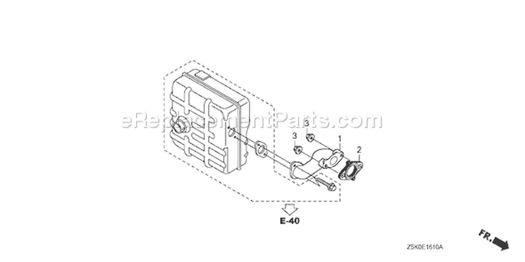 Page I Diagram and Parts List for GX270RT Type VPE2 - VIN# GCAJT-1163870 Honda Engine