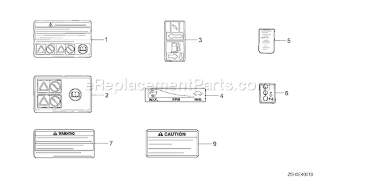Page Q Diagram and Parts List for GX270U Type WMA4 - VIN# GCALK-1000001 Honda Engine