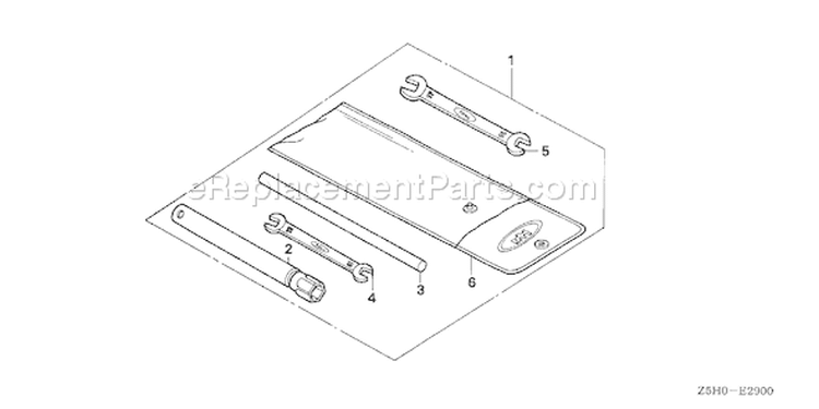 Page U Diagram and Parts List for GX270U Type WMA4 - VIN# GCALK-1000001 Honda Engine