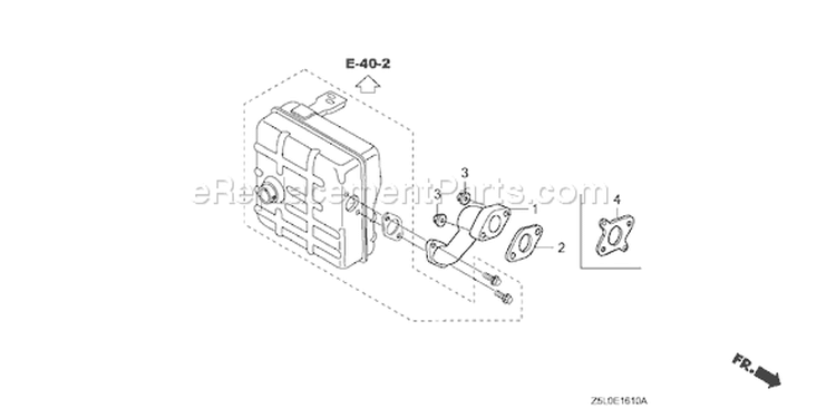 Page I Diagram and Parts List for GX340R1 Type EDN2 - VIN# GCAMK-1000001 Honda Engine