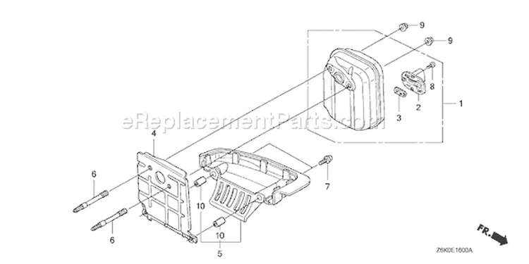 Page J Diagram and Parts List for GX35NT Type T3 - VIN# GCAST-1000001 Honda Engine